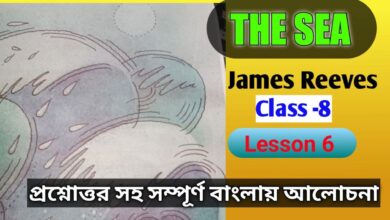 The Sea Bengali Meaning Class 8