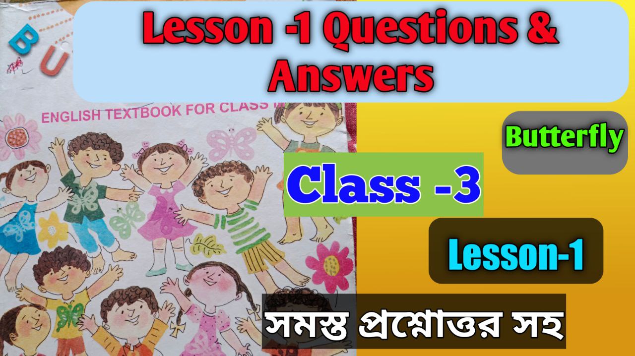Class 3 Lesson 1 Questions Answers - Study Solves