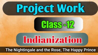 Class 12 English Project Indianization