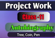 Project Work Autobiography Writing Class 11